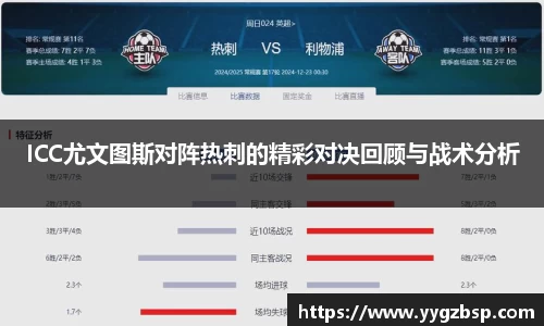 ICC尤文图斯对阵热刺的精彩对决回顾与战术分析